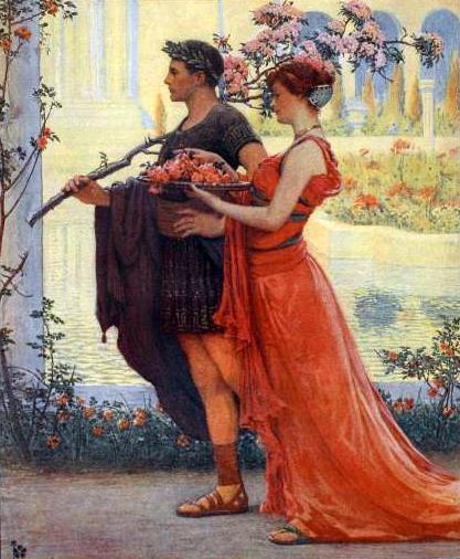 Roman Couple by Albert Herter, 1907